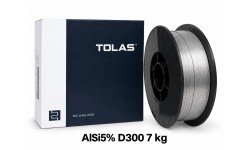 AlSi5 MIG welding wire spool D300 7 kg - 0.8 mm