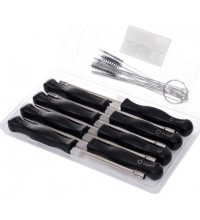 Keys for adjusting carburetors 8 pcs + brushes