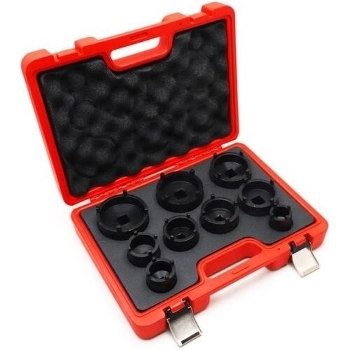 Inside tooth groove bearing lock nut set (9pcs) KM0-KM12