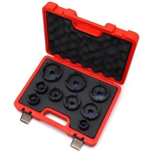 Inside tooth groove bearing lock nut set (9pcs) KM0-KM12