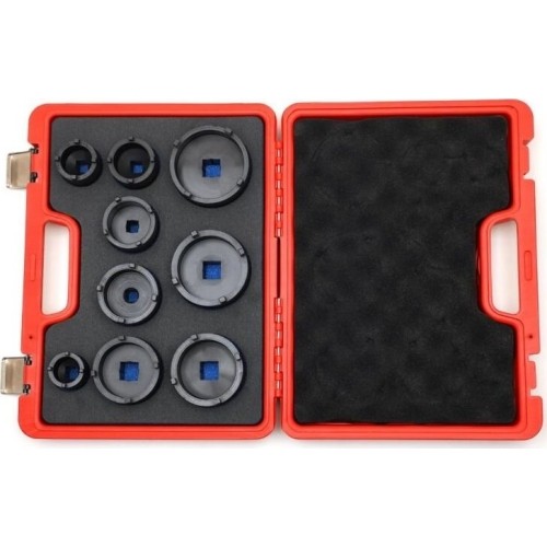 Inside tooth groove bearing lock nut set (9pcs) KM0-KM12