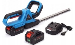 ET-50 cordless hedge trimmer with two 4.0 Ah batteries