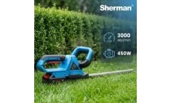 ET-50 cordless hedge trimmer with two 4.0 Ah batteries
