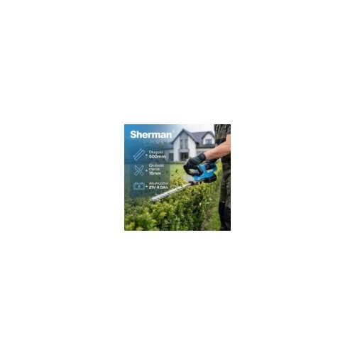 ET-50 cordless hedge trimmer with two 4.0 Ah batteries