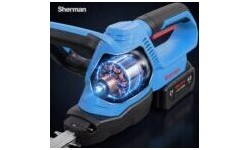 ET-50 cordless hedge trimmer with two 4.0 Ah batteries