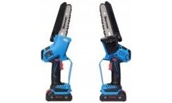 Cordless chainsaw ET-510 with automatic chain lubrication and two 2.0 Ah batteries