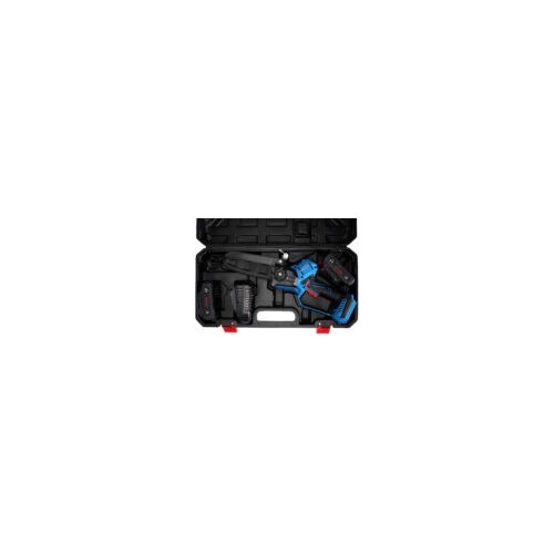 Cordless chainsaw ET-510 with automatic chain lubrication and two 2.0 Ah batteries