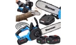 Cordless chainsaw ET-512 with 2 × 4.0 Ah batteries