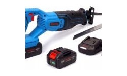 Cordless reciprocating saw ET-505 with 2 × 4.0 Ah batteries