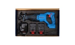 Cordless reciprocating saw ET-505 with 2 × 4.0 Ah batteries