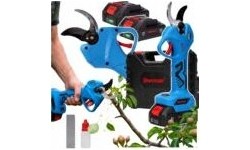 Cordless pruning shears ET-507 with two 2.0 Ah batteries