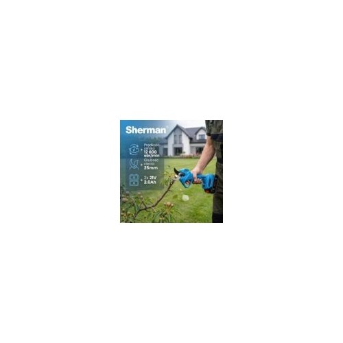 Cordless pruning shears ET-507 with two 2.0 Ah batteries