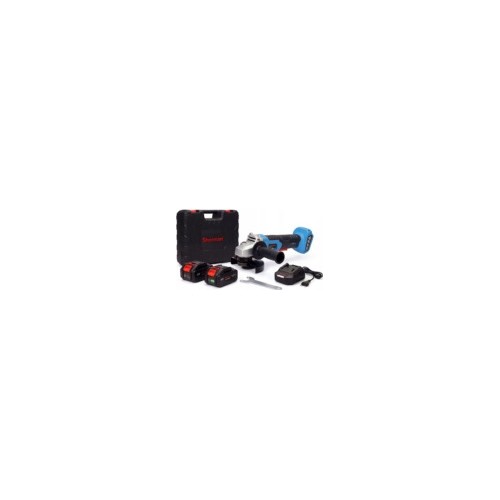 Cordless angle grinder ET-301 with two 4.0 Ah batteries