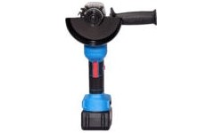 Cordless angle grinder ET-301 with two 4.0 Ah batteries