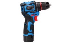 Kompaktiškas akumuliatorinis gręžtuvas-suktuvas ET-103, 12 V, 35 Nm – du akumuliatoriai