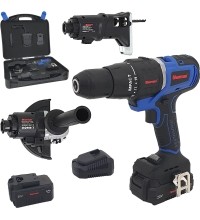 Cordless multifunction Multitool - 3 - cordless screwdriver, jigsaw, sander