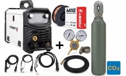 Pusautomačio KOMPLEKTAS FORBY® MIG 200ST LED (sinerginis) + CO2 balionas 8l su priedais
