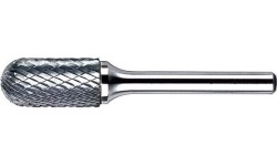 Freza kietmetalio C cilindro formos užapvalinta - Ø10 x 20mm