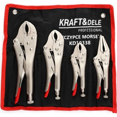 Locking pliers set, 4 pcs.