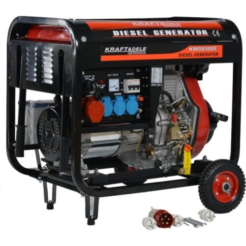 Diesel three-phase electric generator, 6 kW, 230/380 V