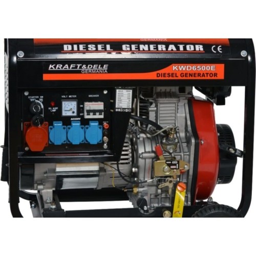 Diesel three-phase electric generator, 6 kW, 230/380 V