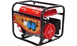 Single-phase petrol generator, 230 V / 12 V