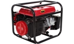 Single-phase petrol generator, 230 V / 12 V