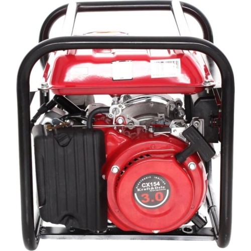 Single-phase petrol generator, 230 V / 12 V