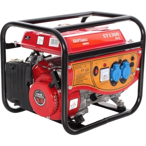 Single-phase petrol generator, 230 V / 12 V