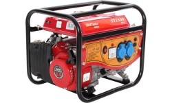 Single-phase petrol generator, 230 V / 12 V