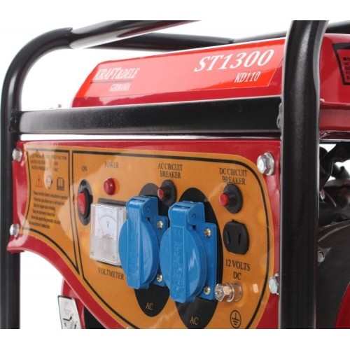 Benzininis vienfazis elektros generatorius, 230 V / 12 V