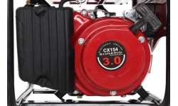 Single-phase petrol generator, 230 V / 12 V