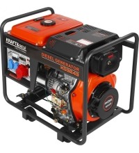 Diesel electric generator, 6.5/7 kW, 230/400 V, with electric start