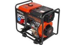 Diesel electric generator, 6.5/7 kW, 230/400 V, with electric start