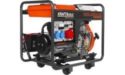 Diesel electric generator, 6.5/7 kW, 230/400 V, with electric start
