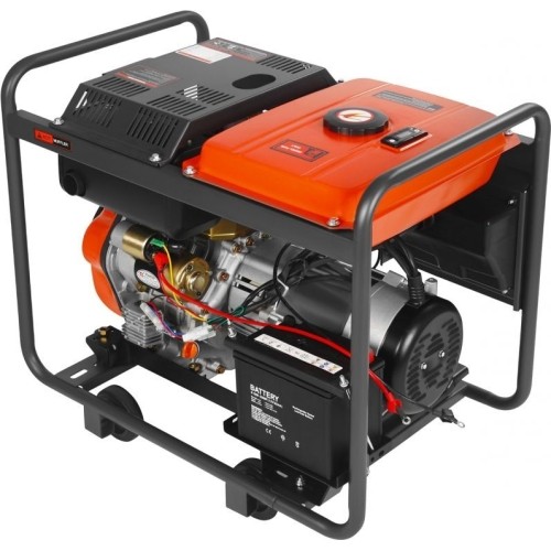 Dyzelinis elektros generatorius, 6,5/7 kW, 230/400 V, su elektriniu paleidimu