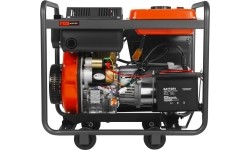 Diesel electric generator, 6.5/7 kW, 230/400 V, with electric start