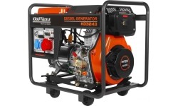Diesel electric generator, 6.5/7 kW, 230/400 V, with electric start