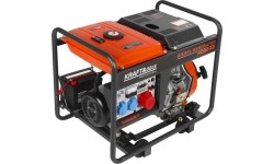 Diesel electric generator, 6.5/7 kW, 230/400 V, with electric start