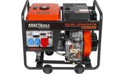 Diesel electric generator, 6.5/7 kW, 230/400 V, with electric start
