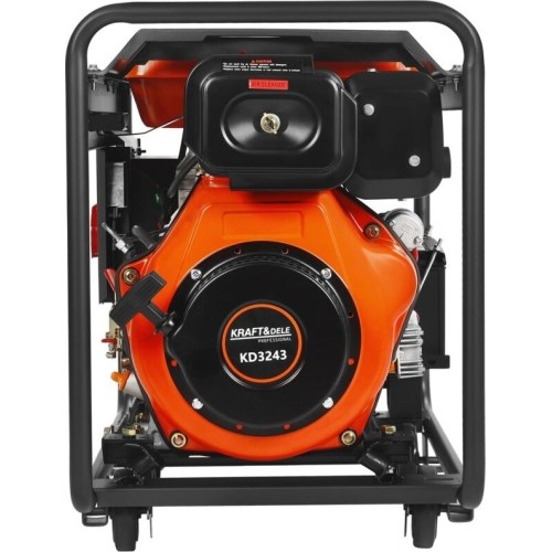 Diesel electric generator, 6.5/7 kW, 230/400 V, with electric start