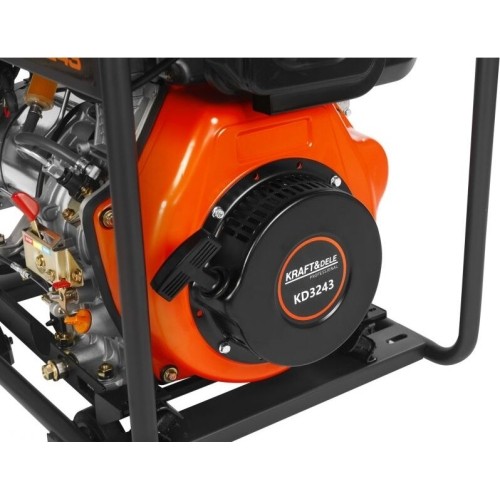 Diesel electric generator, 6.5/7 kW, 230/400 V, with electric start
