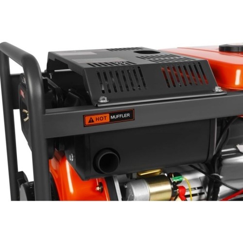 Diesel electric generator, 6.5/7 kW, 230/400 V, with electric start