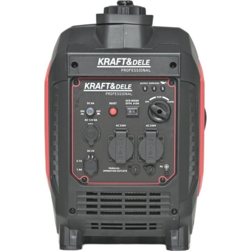 Inverter gasoline electric generator, 3.5 kW, 230 V, with 12 V and USB outputs