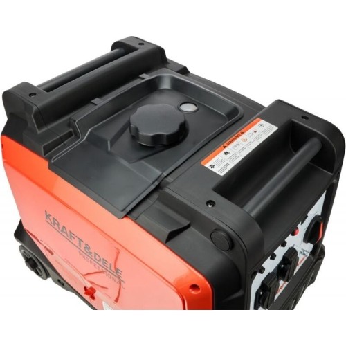 Inverterinis benzininis elektros generatorius, 4 kW, 230 V