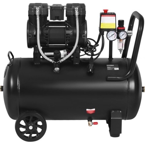 Oil-free air compressor, 50 l, 2500 W, 8 bar, 230 V