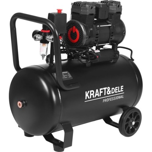 Oil-free air compressor, 50 l, 2500 W, 8 bar, 230 V