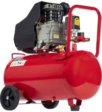 Oil-lubricated air compressor, 50 l, 2.8 kW, 8 bar, 220/230 V