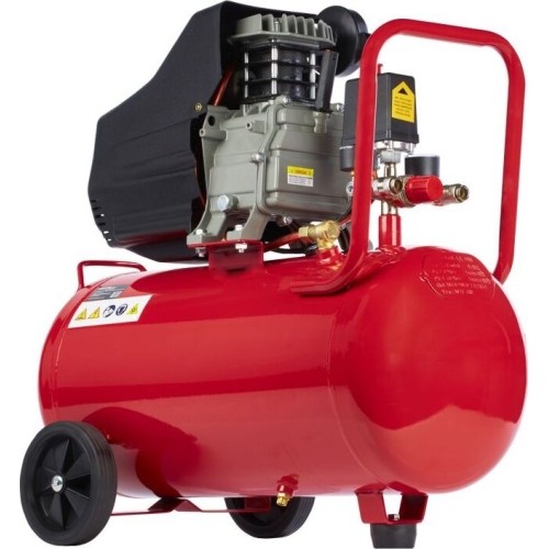 Oil-lubricated air compressor, 50 l, 2.8 kW, 8 bar, 220/230 V