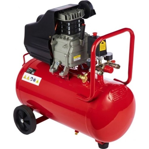 Oil-lubricated air compressor, 50 l, 2.8 kW, 8 bar, 220/230 V